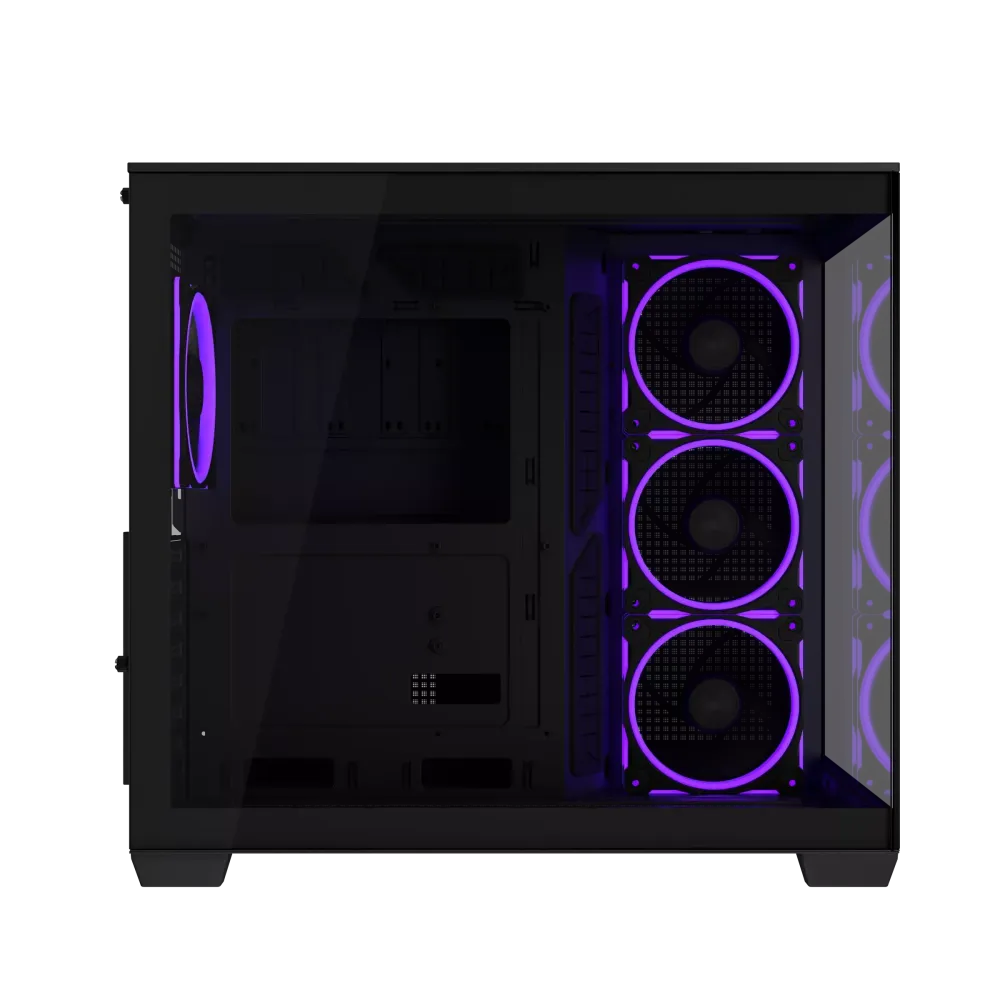 Кутия ASUS A32 PLUS Tempered Glass + 4 ARGB Вентилатора - Black