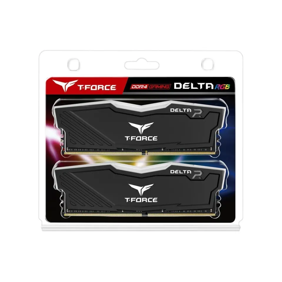 Памет Team Group T-Force Delta RGB Black DDR4 16GB (2x8GB) 3600MHz 1.35V Памет Team Group T-Force Delta RGB Black DDR4 16GB (2x8GB) 3600MHz 1.35V