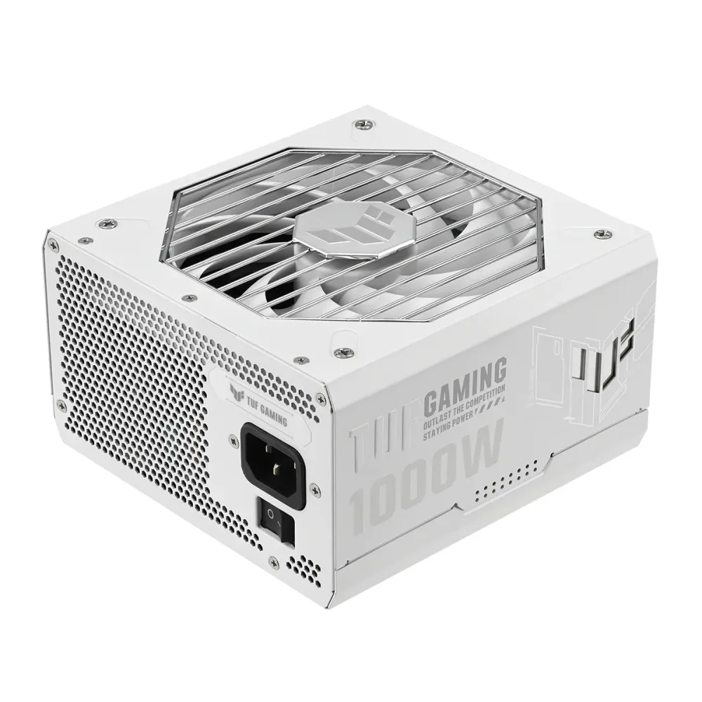 Захранващ блок ASUS TUF Gaming White 1000W 80+ Gold PCIe 5.1, Fully Modular