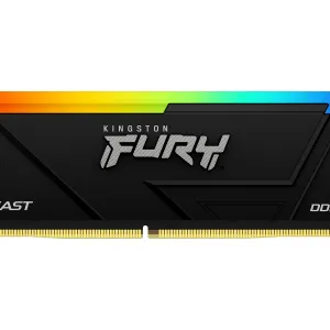 Памет Kingston FURY Beast Black RGB 32GB(2x16GB) DDR4 3200MHz CL16