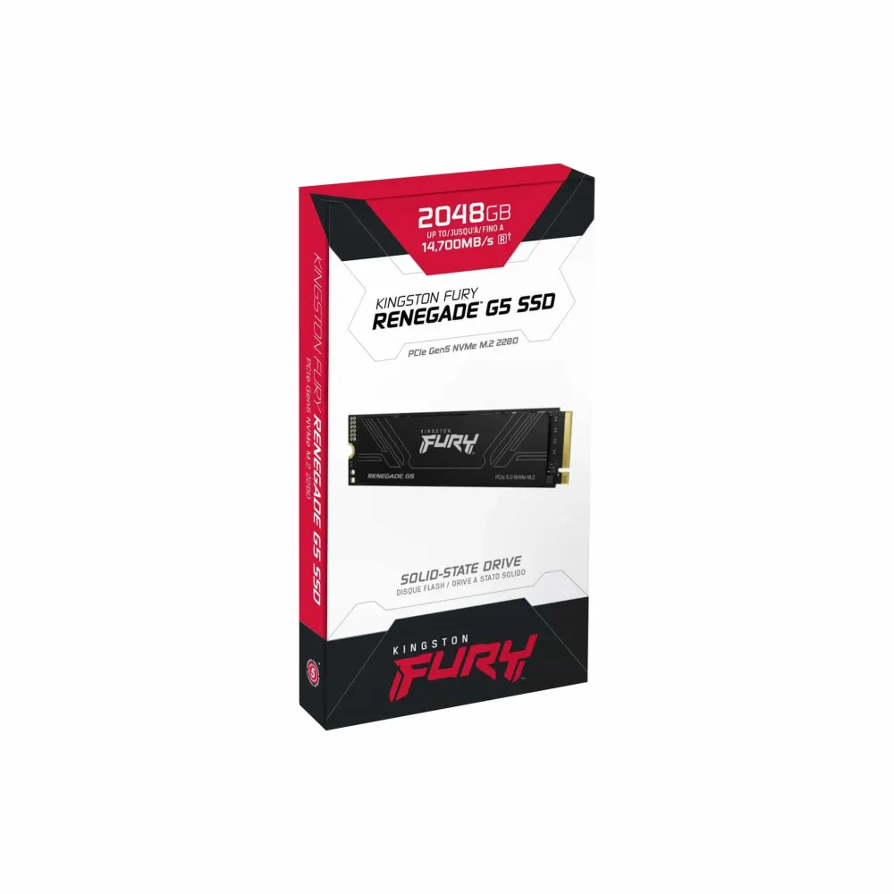SSD Kingston Fury Renegade G5 NVMe M.2 PCIe 5.0 - 2048GB
