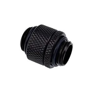 Адаптер съединител с вътрешна резба Alphacool, Въртящ се, G1/4, Черен мат