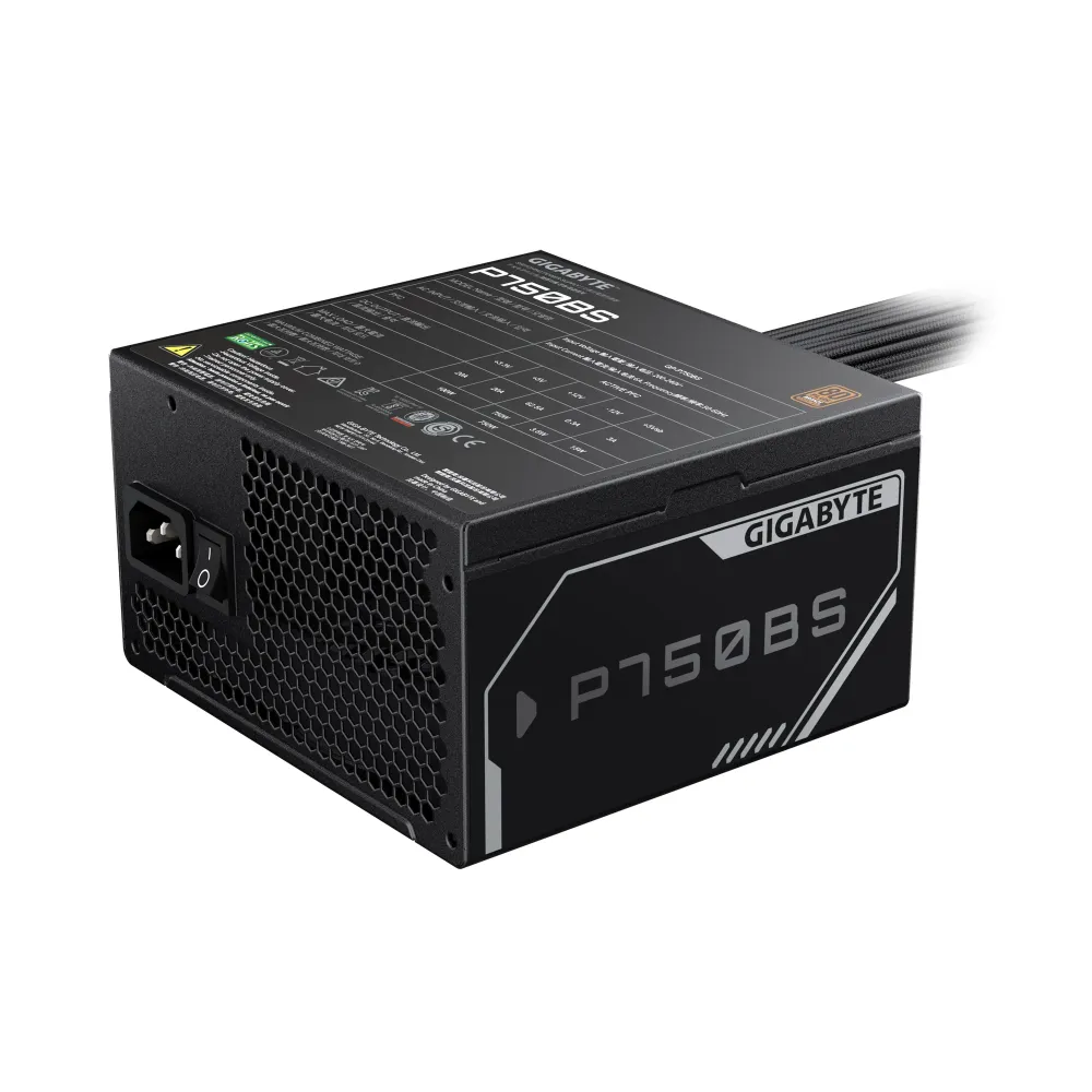 Захранващ блок Gigabyte P750BS, 750W, 80+ Bronze
