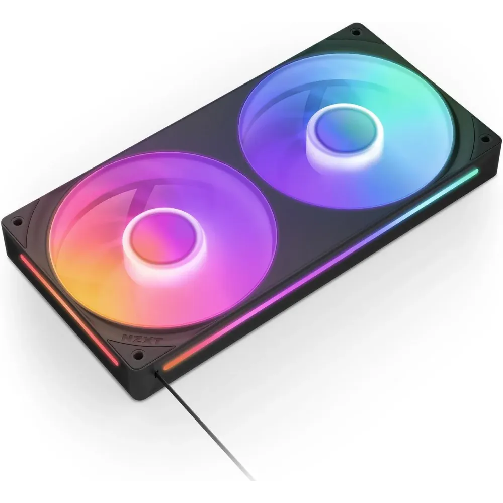 Комплект вентилатори NZXT F240 Black RGB Core