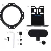 Адаптер приставка с вътрешна и външна резба Alphacool Eisdecke D5 Dual Acrylic Attachment 3x 1/4
