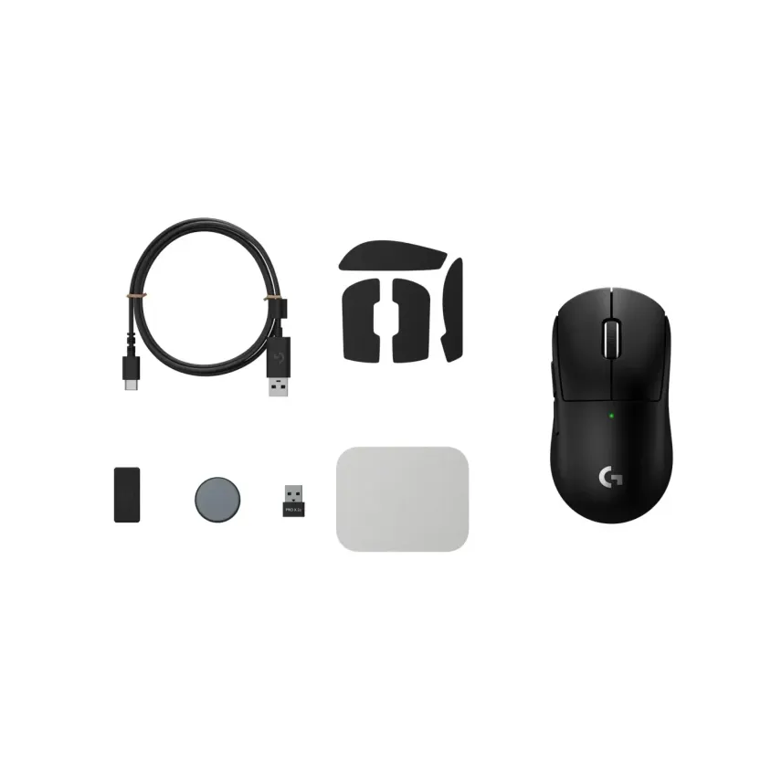 Безжична Мишка Logitech G Pro X Superlight 2c compact, черно Безжична Мишка Logitech G Pro X Superlight 2c compact, черно