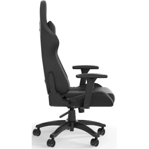 Геймърски стол Corsair TC100 RELAXED - Leatherette Black/Black
