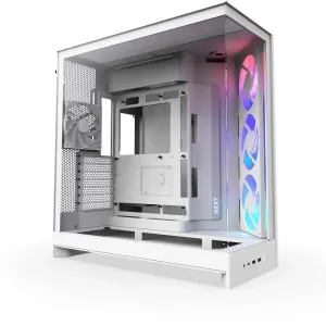 Кутия NZXT H9 Flow RGB Dual-Chamber - White