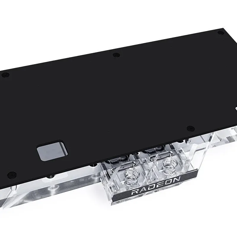 Воден блок за видео карта Alphacool Eisblock Aurora Acryl GPX-A Radeon RX 6800/6800XT Strix/TUF with Backplate