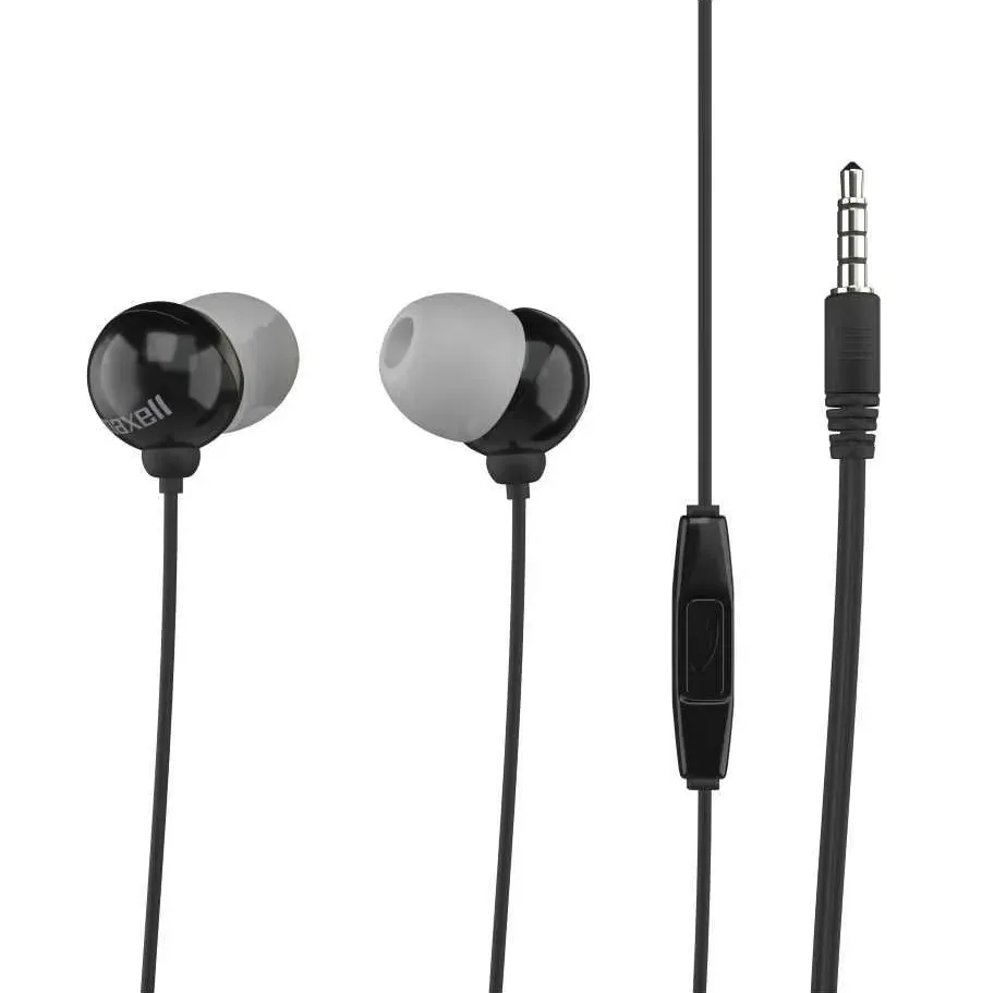 Слушалки с микрофон MAXELL PLUGZ черна Слушалки с микрофон MAXELL PLUGZ черна
