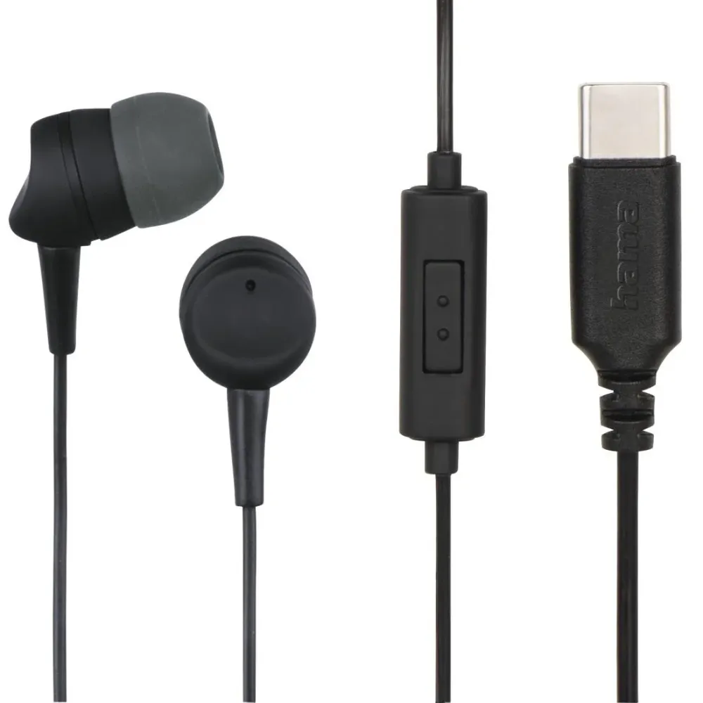 Слушалки с микрофон HAMA Sea II, USB-C, 184192 Слушалки с микрофон HAMA Sea II, USB-C, 184192