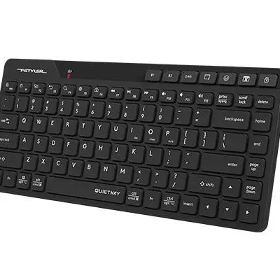 A4tech FBK26C AS Fstyler безжичнa мини тиха клавиатура, Multi-mode, презареждаема батерия, USB,кирилизирана