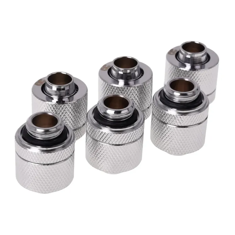 Фитинг Alphacool HF, Удължител, 13/10mm, G1/4, Сребрист, 6 броя
