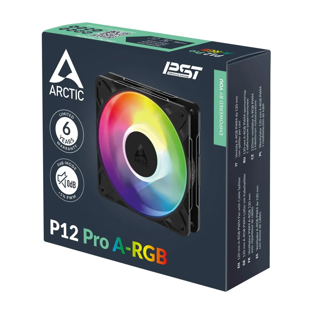 Вентилатор ARCTIC P12 Pro A-RGB 120mm PWM