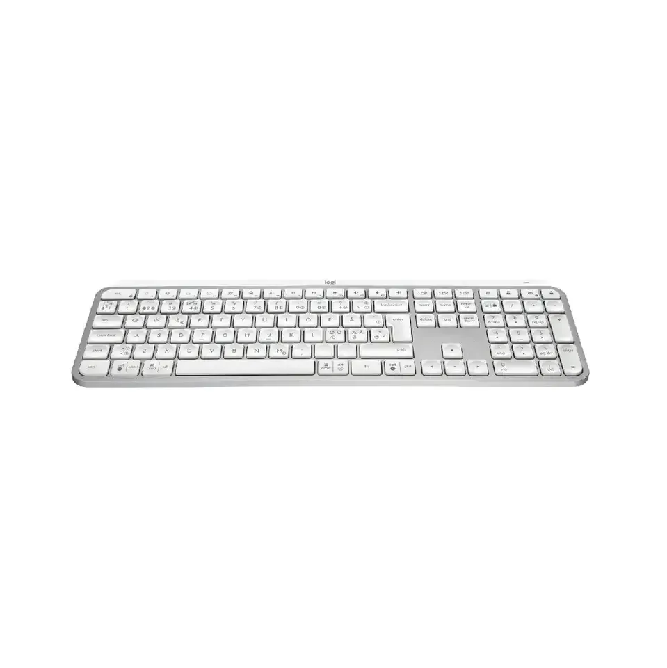 Безжична клавиатура Logitech MX keys S Illuminated, Pale gray
