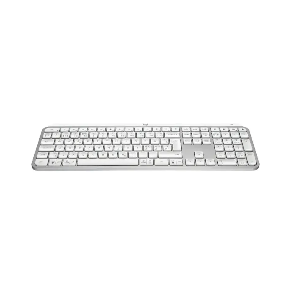 Безжична клавиатура Logitech MX keys S Illuminated, Pale gray Безжична клавиатура Logitech MX keys S Illuminated, Pale gray
