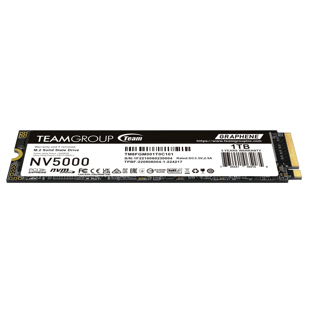 SSD Team Group NV500, M.2 2280 NVMe, 1TB, PCI-e 4.0 x4