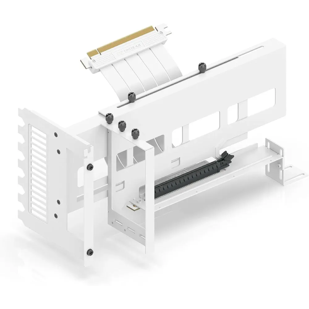Брекет за вертикален монтаж на GPU EZDIY-FAB PCIe 4.0 Riser Cable Брекет за вертикален монтаж на GPU EZDIY-FAB PCIe 4.0 Riser Cable