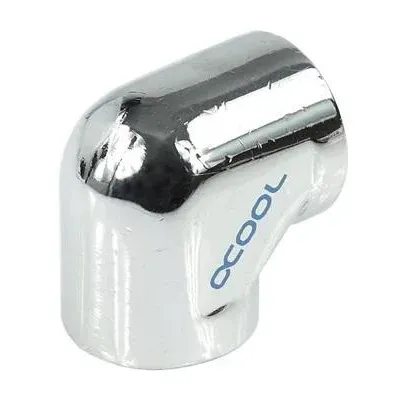 L-конектор Alphacool HF, Вътрешна резба G1/4 - G1/4, 90°, Хром