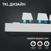 Геймърска механична клавиатура Logitech G Pro X TKL White - Tactile