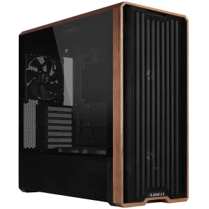 Кутия Lian-Li LANCOOL 217 Mid-Tower, Tempered Glass, Wood-Black