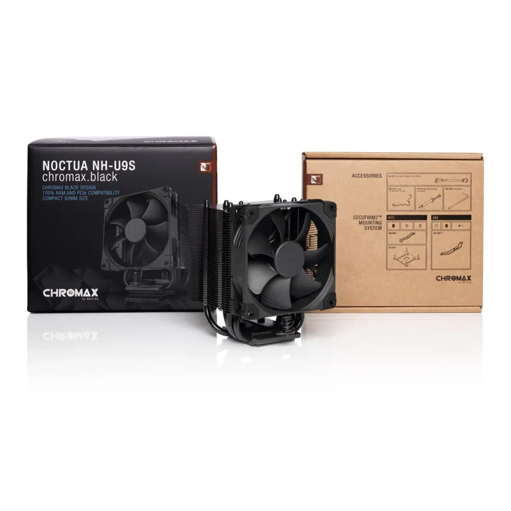 Охладител за процесор Noctua NH-U9S, Chromax.black Охладител за процесор Noctua NH-U9S, Chromax.black