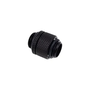 Адаптер съединител с вътрешна резба Alphacool, Въртящ се, G1/4, Черен мат