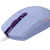 Геймърска мишка Logitech G102 LightSync, RGB, Оптична, Жична, USB, Лилав