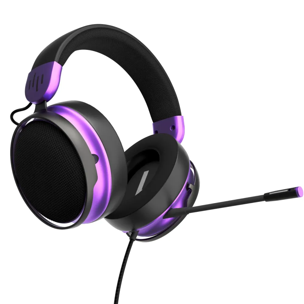 Геймърски слушалки Dark Project Sono Wired - Black/Violet Геймърски слушалки Dark Project Sono Wired - Black/Violet