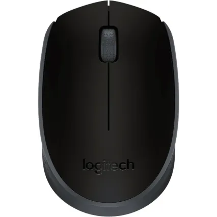 Безжична оптична мишка LOGITECH M171, Черна, USB