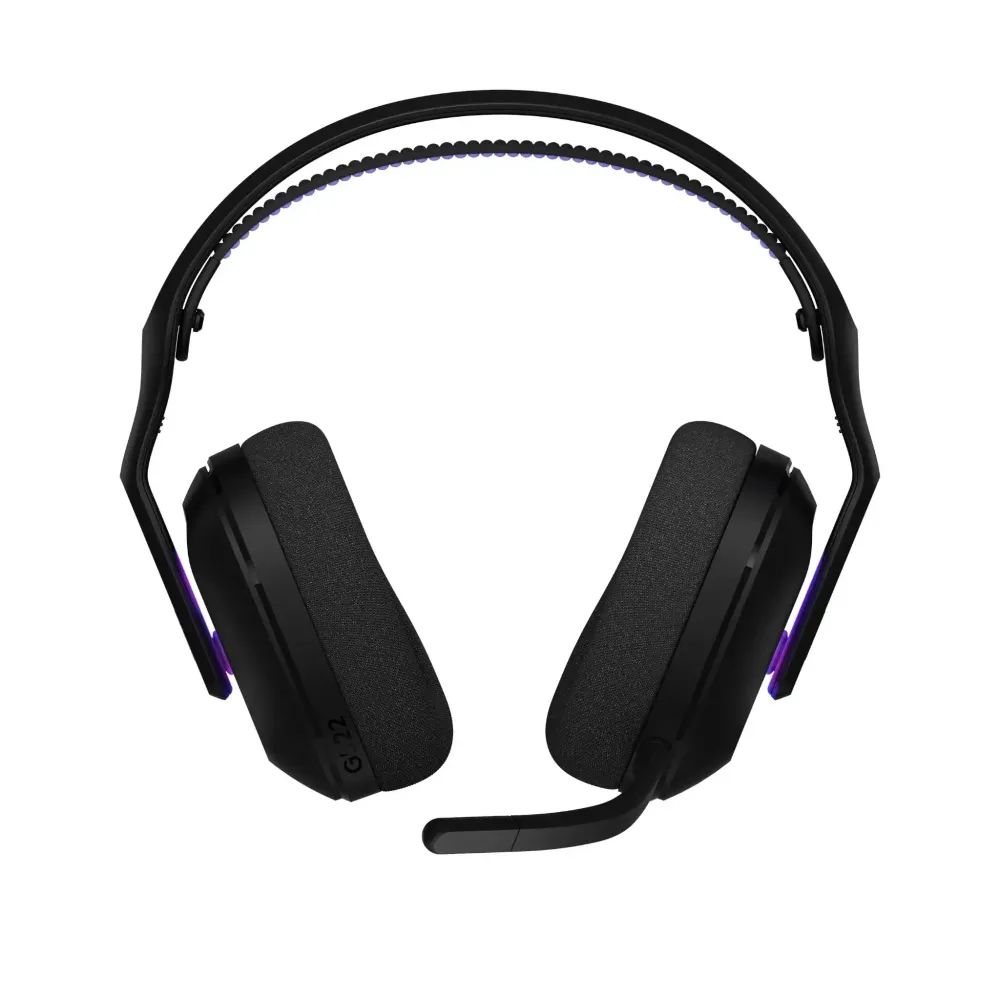 Геймърски слушалки Logitech G522 Lightspeed Wireless RGB, Микрофон, Черни