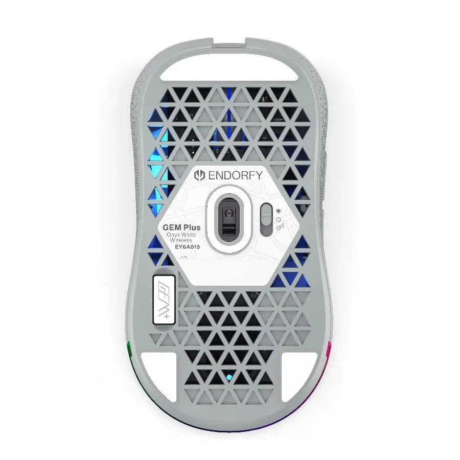 Геймърска безжична мишка ENDORFY Gem Plus - Onyx White