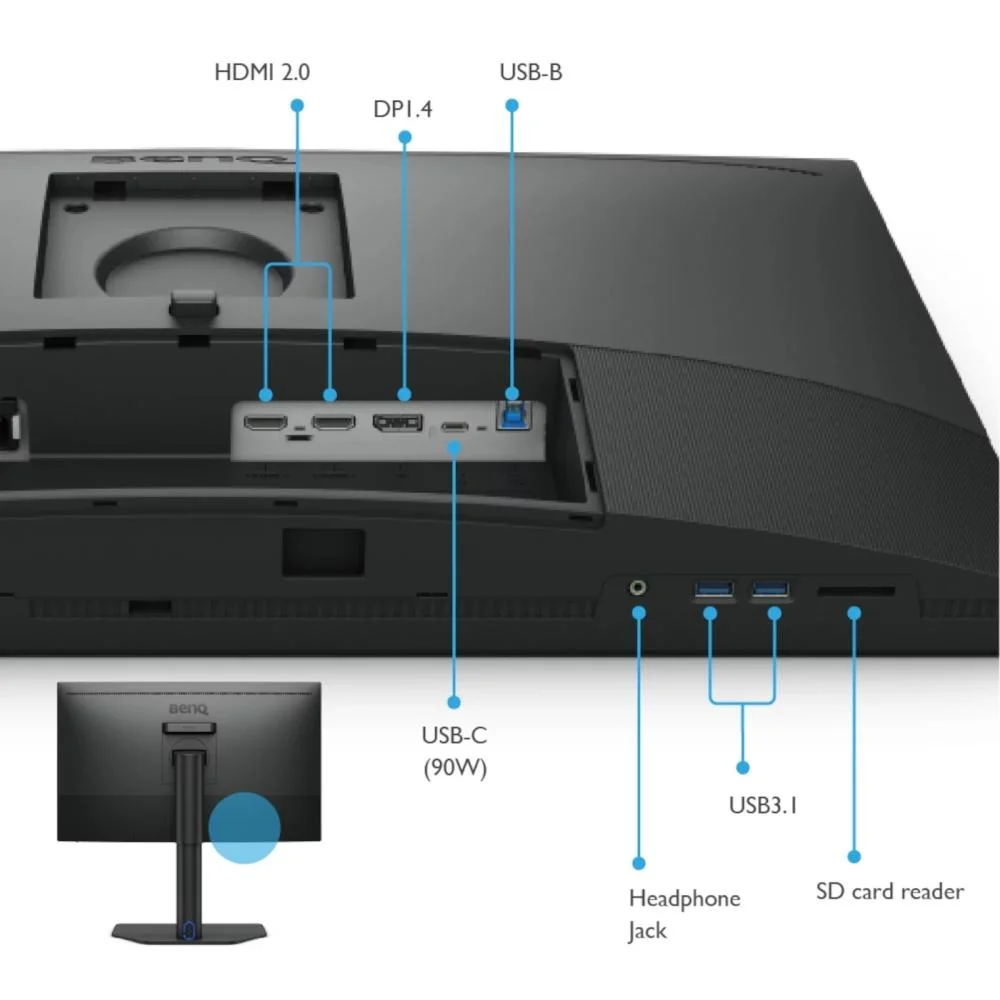 Монитор BenQ SW272U, 27 inch, 4K, 5ms, HDR10 Монитор BenQ SW272U, 27 inch, 4K, 5ms, HDR10