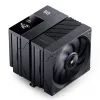 Охладител за процесор Jonsbo CC90 Dual Tower 130mm Display - Черен