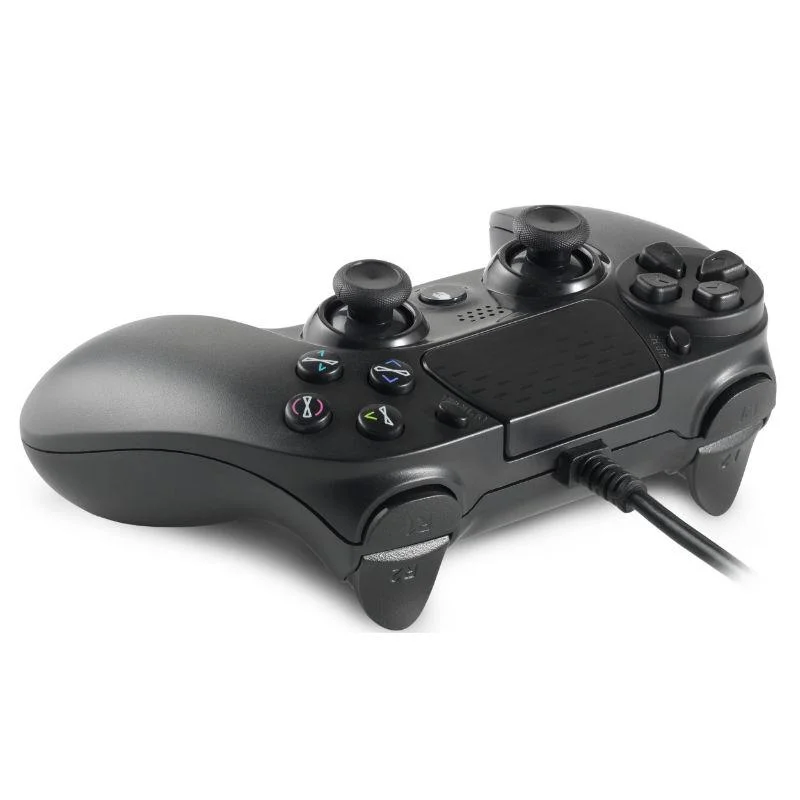 Жичен геймпад Spartan Gear Hoplite за PC и PS4, Черен Жичен геймпад Spartan Gear Hoplite за PC и PS4, Черен