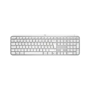 Безжична клавиатура Logitech MX keys S Illuminated, Pale gray