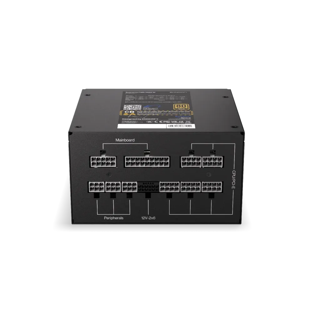 Захранващ блок Endorfy Supremo FM6 1000W 80+ Gold, PCIe 5.1 - Fully Modular Захранващ блок Endorfy Supremo FM6 1000W 80+ Gold, PCIe 5.1 - Fully Modular