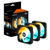 Комплект вентилатори 3-Pack GIGABYTE AORUS EZ CHAIN FAN 120, 120x120x25mm ARGB