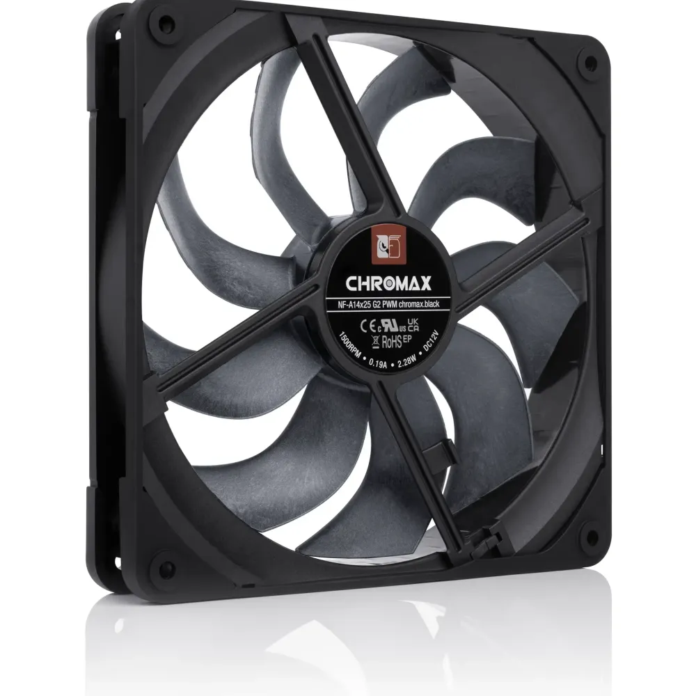 Вентилатор Noctua A14x25 G2 PWM chromax.black