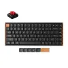 Безжчина механична клавиатура Keychron K3 MAX SE Black QMK/VIA - Milk POM Red Switch