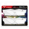 Памет Team Group T-Force Delta RGB White DDR4 16GB (2x8GB) 3200MHz 1.35V