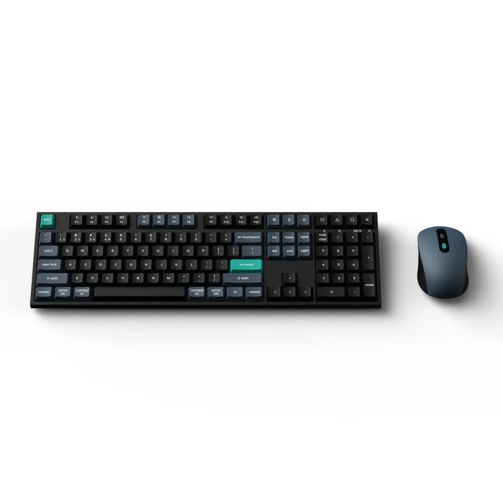 Комплект клавиатура и мишка Keychron B36 Deep Black и BM25 Wireless/BT/Wired Combo - TKL