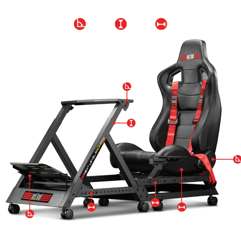 Геймърски стол Next Level Racing Cockpit Racing Simulator GT Track Геймърски стол Next Level Racing Cockpit Racing Simulator GT Track