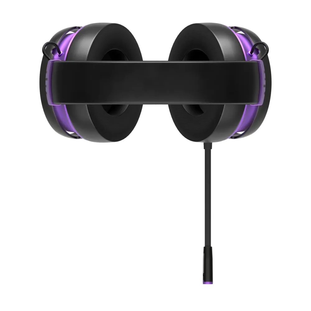 Геймърски безжични слушалки Dark Project Sono Wireless - Black/Violet