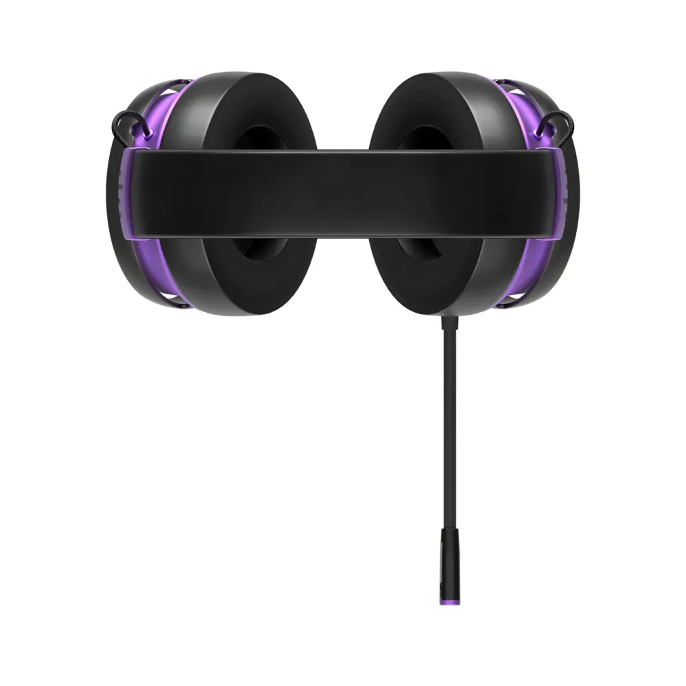 Геймърски безжични слушалки Dark Project Sono Wireless - Black/Violet