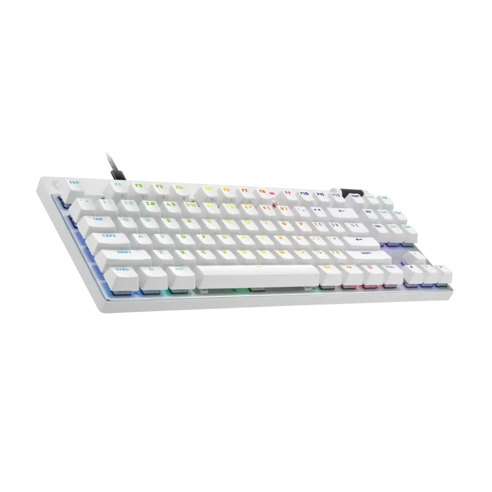 Геймърска механична клавиатура Logitech G Pro X RAPID TKL, Magnetic Analog Switch, Бял Геймърска механична клавиатура Logitech G Pro X RAPID TKL, Magnetic Analog Switch, Бял