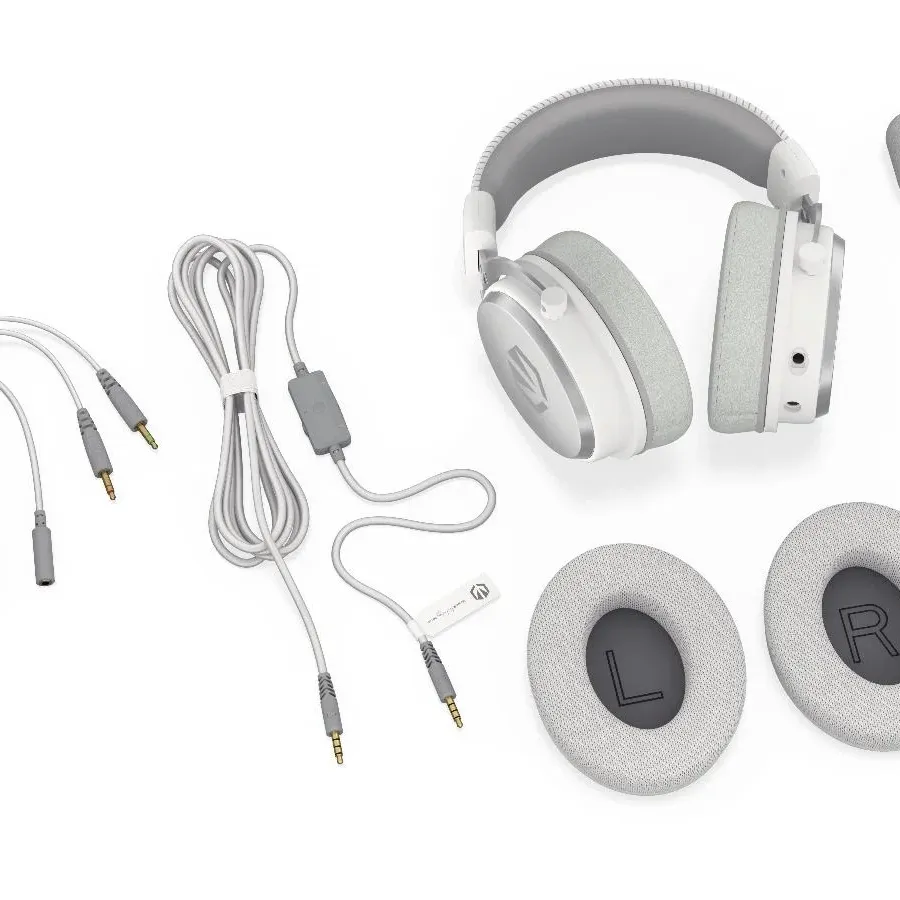 Геймърски слушалки ENDORFY Viro - Onyx White