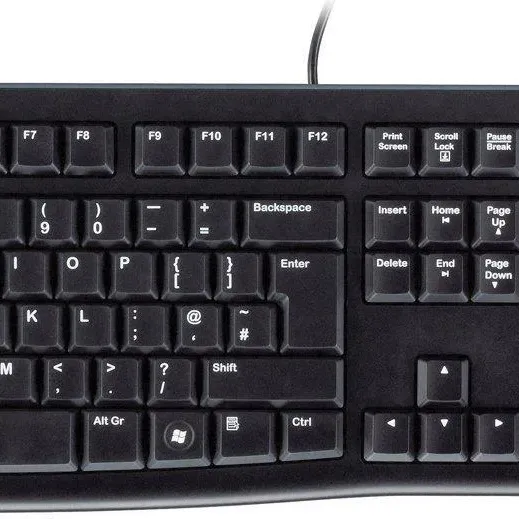 Kомплект клавиатура с мишка Logitech MK120, Черна
