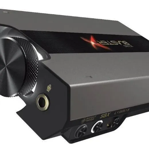 Звукова карта Creative Sound BlasterX G6, 7.1, Външна, USB, Xamp Headphone PS4, Xbox One, Nintendo Switch, and PC