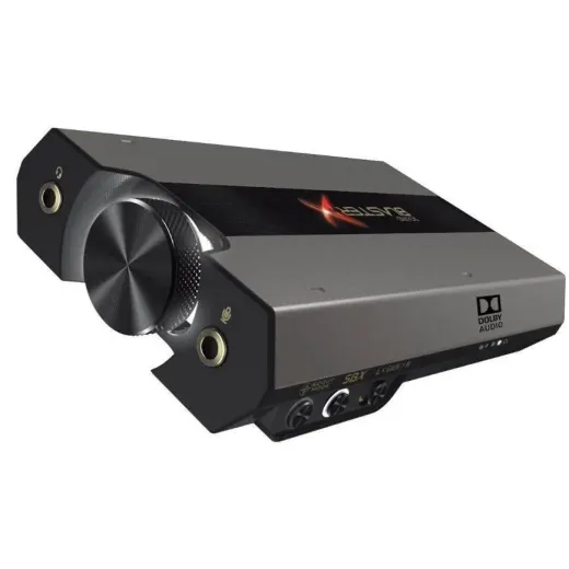 Звукова карта Creative Sound BlasterX G6, 7.1, Външна, USB, Xamp Headphone PS4, Xbox One, Nintendo Switch, and PC